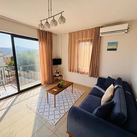 Aden Aparts - Kalkan 1 Bedroom Flat With Pool & Sea View Apartment Kas