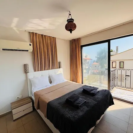 Aden Aparts - Kalkan 1 Bedroom Flat With Pool & Sea View Apartment *